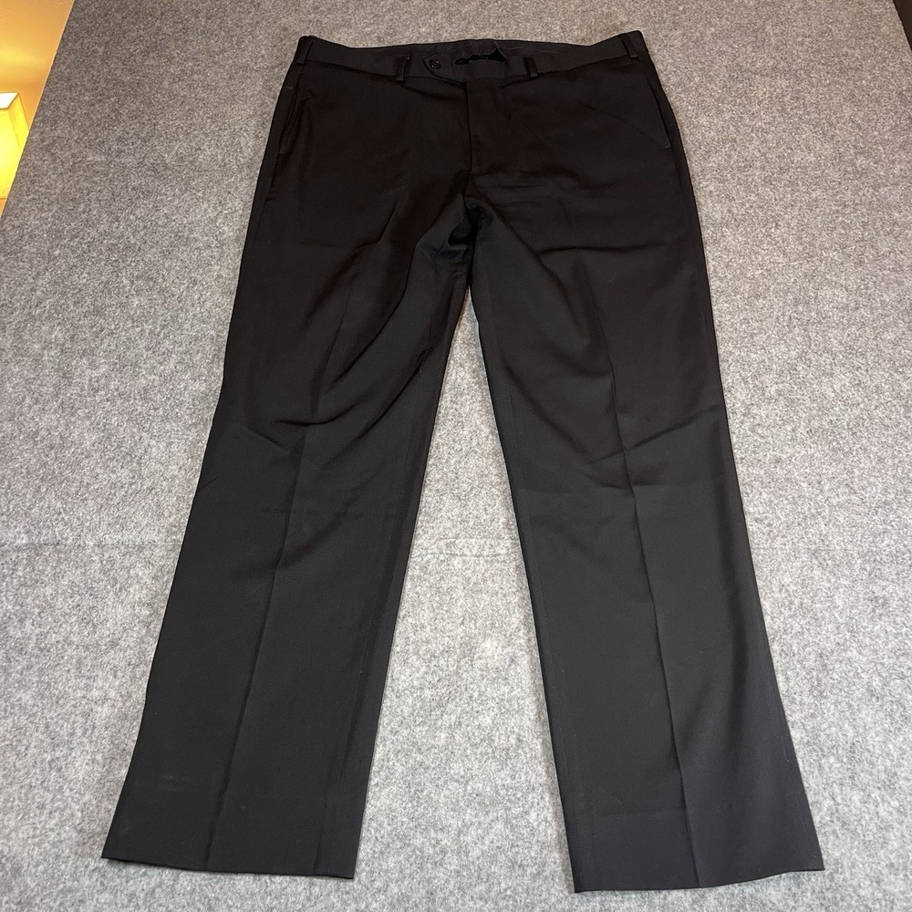 Brooks Brothers Men's Dress Pants Madison Fit Straight Black‎ 100% Wool 38x32